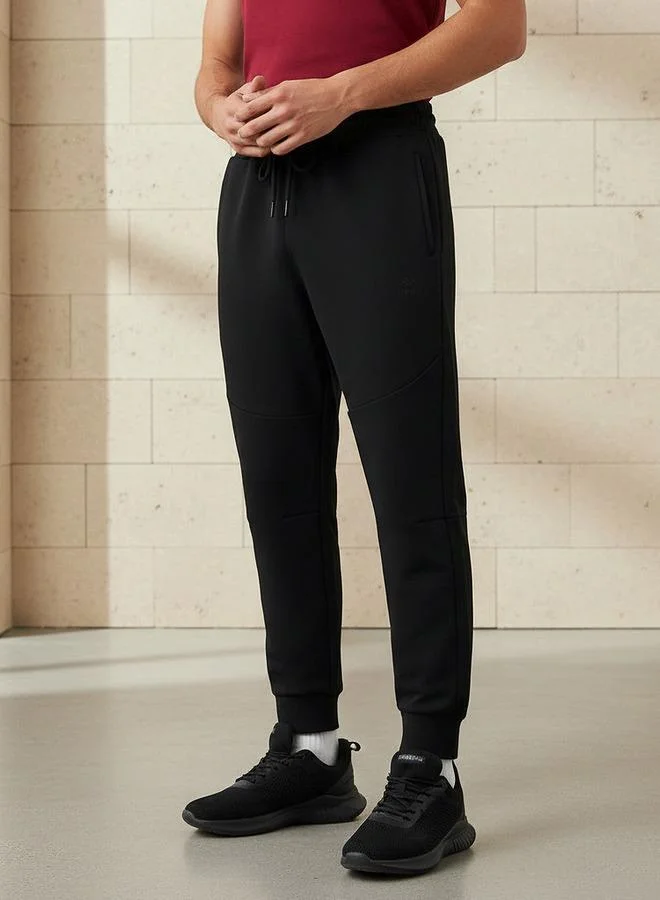 Kappa Kappa Men Heat Sealed Zipper Joggers